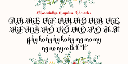 Moranbillye Font Poster 8