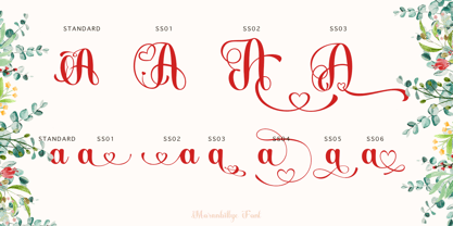 Moranbillye Font Poster 2