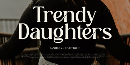 Herkey Slant Font Poster 7