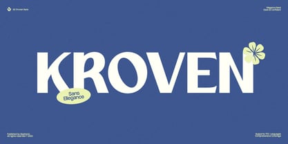GC Kroven Font Poster 1