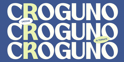 GC Kroven Font Poster 3