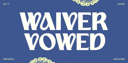 GC Kroven Font Poster 2