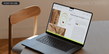 TT Ricordi Allegria Font Poster 6
