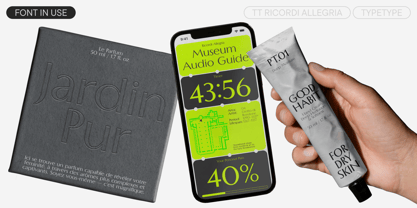 TT Ricordi Allegria Font Poster 2