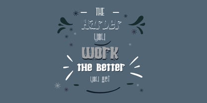 ZP Nincaberry Scary Font Poster 4