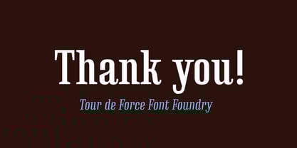 Instrumental Font Poster 12