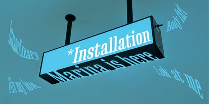 Instrumental Font Poster 7