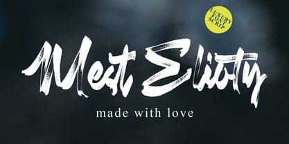 Quritty Kustem Font Poster 2