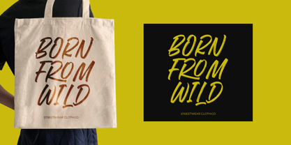 Flackin Bruska Font Poster 8