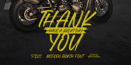 Flackin Bruska Font Poster 15