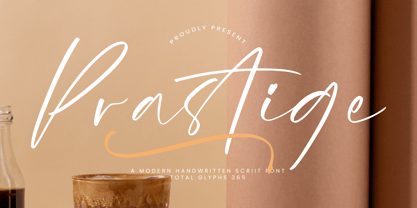 Prastige Font Poster 1