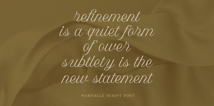 Marivelle Font Poster 8