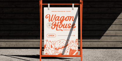 MN Barevia Font Poster 15