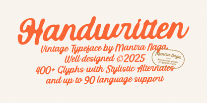 MN Barevia Font Poster 2