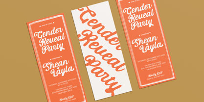 MN Barevia Font Poster 13