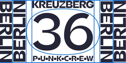 Baustil Font Poster 11