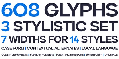 Baustil Font Poster 14