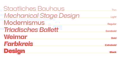 Baustil Font Poster 3