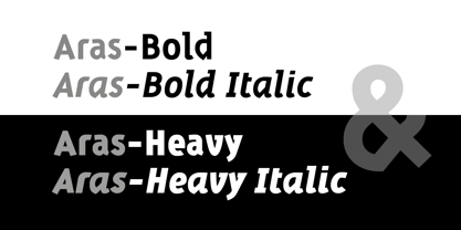 Aras Font Poster 2