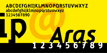 Aras Font Poster 4