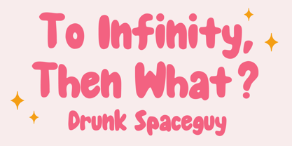 Bubble Comic Font Poster 2