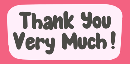 Bubble Comic Font Poster 5