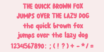 Bubble Comic Font Poster 4