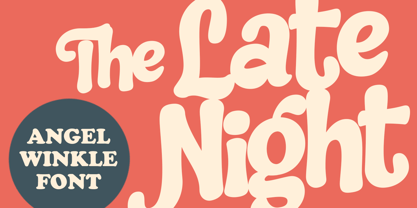 Angel Winkle Font Poster 9
