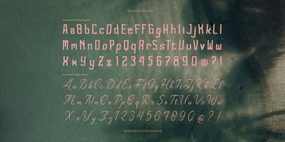 Sunwave Tropika Bay Script Font Poster 10