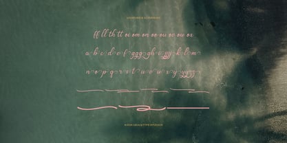 Sunwave Tropika Bay Script Font Poster 12