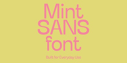 Melon Mint Font Poster 2