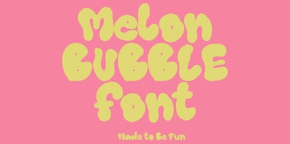 Melon Mint Font Poster 3