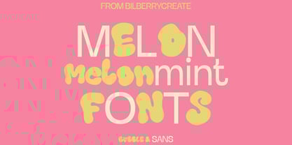 Melon Mint Font Poster 1