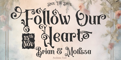 Auskane Font Poster 7