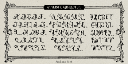 Auskane Font Poster 6