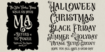 Auskane Font Poster 2