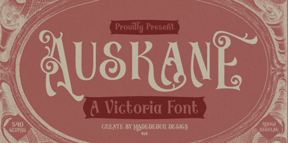 Auskane Font Poster 1