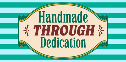 Fordough Haus Font Poster 5