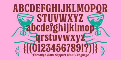 Fordough Haus Font Poster 11