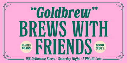 Fordough Haus Font Poster 2