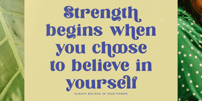 Melody Kingda Font Poster 3