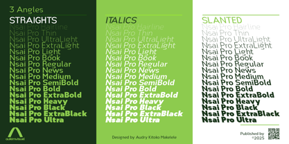 Nsai Pro Font Poster 6