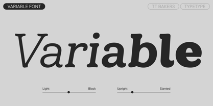 TT Bakers Font Poster 5