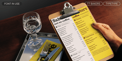 TT Bakers Font Poster 13
