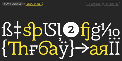 TT Bakers Font Poster 15