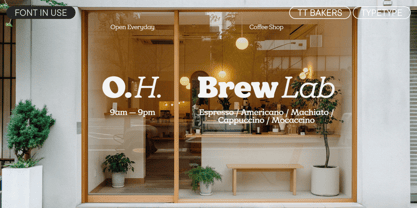 TT Bakers Font Poster 6