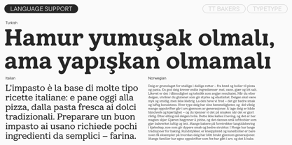 TT Bakers Font Poster 8