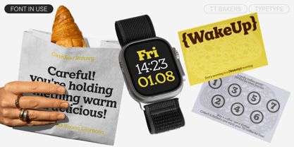 TT Bakers Font Poster 2