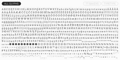 TT Bakers Font Poster 10