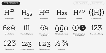 TT Bakers Font Poster 12